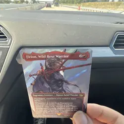 Firion, Wild Rose Warrior (Borderless) (Surge Foil) #531 Final Fantasy MTG - Image 3