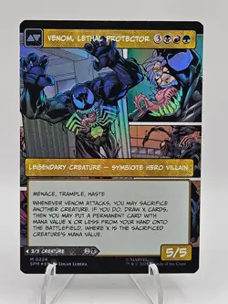 Eddie Brock (Borderless) (Foil) 0224 (M) MTG Marvel's Spider-Man (SPM) - Image 2