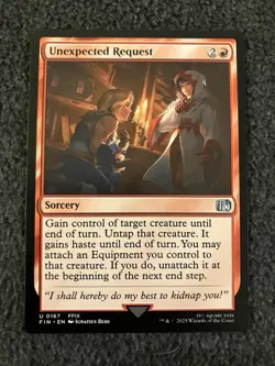 Magic The Gathering MTG - Unexpected Request - FIN - Image 1