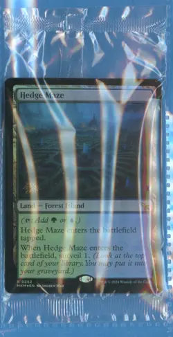 MTG: PreRelease Promo: Ravnica: Murders at Karlov Manor: Hedge Maze: FOIL - Image 1