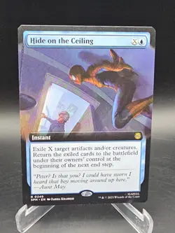 Hide On The Ceiling - Extended - Spider-Man - NM - MTG Magic - 0249 - Image 1