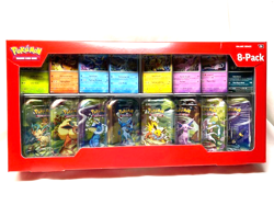 Pokemon TCG Prismatic Evolutions Costco 8 Mini-Tin Bundle w/ Promo Cards NEW - Image 1