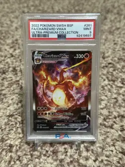 PSA 9 MINT Charizard VMAX UPC Promo Holo Pokemon SWSH261 - Image 1
