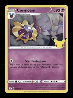 Cosmoem Holo Holo Rare Celebrations 014/025 NM Pokemon NM - Image 1
