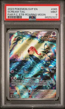 2023 Scream Tail Pokemon Center Exclusive 065 Scarlet & Violet Promo PSA 9 - Image 1