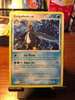 HOLO BLEED EMPOLEON 4/130 DIAMOND & PEARL POKEMON NM-VLP - Image 1