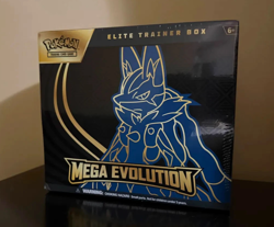 Pokemon Mega Evolution Elite Trainer Box Lucario ETB IN HAND READY TO SHIP - Image 1