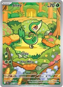 Snivy (087/086) Scarlet & Violet: Black Bolt​ - Near Mint Holofoil Pokemon TCG - Image 1