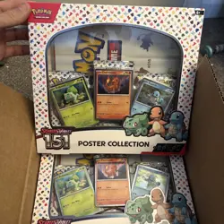 Pokemon TCG Scarlet & Violet 151 Poster Collection Unsealed CASE (6 Boxes) - Image 1