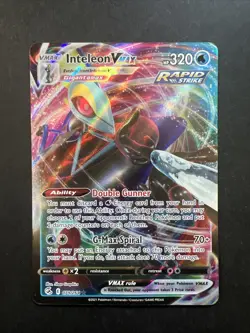 Inteleon VMAX 079/264 Ultra Rare Fusion Strike Pokemon TCG - Image 1