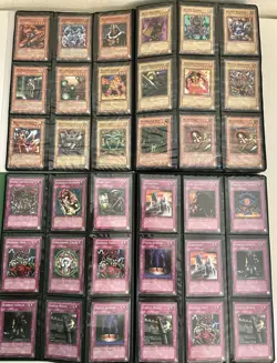 Yugioh Vintage 27 Foil/720 Card 2 Binder Lot Dark Magician Blue-Eyes Red-Eyes - Image 5