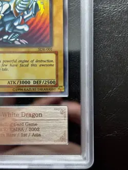 ARS 9 Mint 2002 Blue-Eyes White Dragon SDK-001 Ultra Rare 1st ED YuGiOh English - Image 4