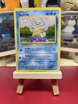 Pokemon Classic Collection Squirtle Holo CLB 001/034 plus free bonus card🔥 - Image 1