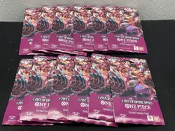 One Piece Card Game A Fist Of Divine Speed Booster Pack Factory Sealed Lot of 12 - Image 1
