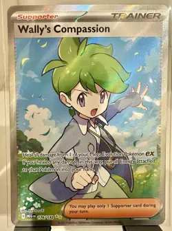 Wally's Compassion Mega Evolutions 176/132 Secret Rare Pokemon Card - Image 1