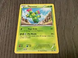 MP Pokemon Card: Maractus 2/12 Confetti Holo McDonald's McDonalds 2011 Promo - Image 1