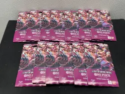 One Piece Card Game A Fist Of Divine Speed Booster Pack Factory Sealed Lot of 13 - Image 1
