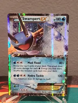 Swampert EX XY55 Black Star Promo Pokemon Card See Description - Image 1