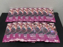 One Piece Card Game A Fist Of Divine Speed Booster Pack Factory Sealed Lot of 15 - Image 1