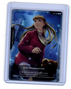 Gundam TCG Relena EX Resource EXRP-001 Card Promo Gundam Base Mobile Tour - Image 1