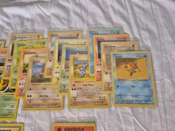 Shadowless Pokemon Base Set Lot Of 27 Different Unique Cards - Image 3