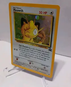 Pokemon TCG Meowth Black Star Promos Holo Card 10 NM + LP - Image 5