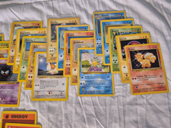 Pokemon original Base Set lot of 39 Different Unique Cards Pikachu Squirtle - Image 3