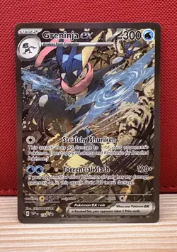 Greninja ex 132 Sv: Scarlet & Violet Promo Cards Holo SUPER MINTY - Image 2