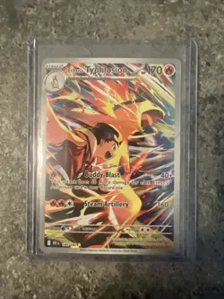 Pokemon TCG Ethan's Typhlosion Card 190/182 Destined Rivals Series - Image 1