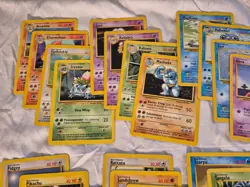 Lot of 52 Unique Base Set Pokemon Cards - Image 2