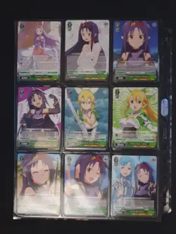 Weiss Schwarz Sword Art Online Cards II Vol.2 SAO/SE26 Complete Set With Holo's - Image 2