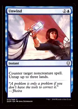 Unwind Magic the Gathering Dominaria Instant Common - Image 1