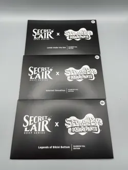 MTG Secret Lair x SpongeBob SquarePants Bundle FOIL EDITION New Sealed - Image 1