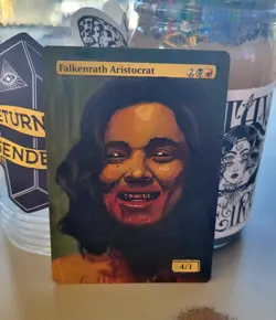 MTG Hand Painted Alter - Sinners Falkenrath Aristocrat - Blossom Alters - Image 1