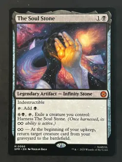 #66 The Soul Stone - Mythic - Black 2025 Magic The Gathering MTG Spider-Man - Image 1