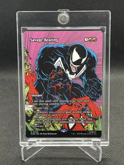 Savage Beating Magic The Gathering Spider-Man Mythic Rare Borderless M 0026 - Image 1