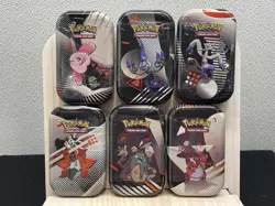 Pokemon TCG: Black Bolt + White Flare Assorted Mini Tins Lot of 6 - Image 1