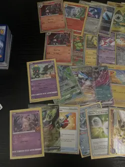 Pokemon Cards with 35 Sleeved Cards, 32 Sleeves, 5 Codes, And Lots Of Bulk. - Image 5