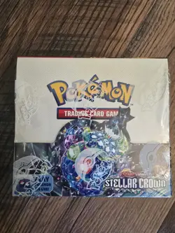 Pokemon TCG: Scarlet & Violet Stellar Crown Factory Sealed Booster Box - Image 1