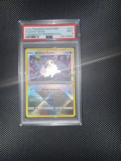 Pokemon TCG Radiant Eevee Graded PSA 9 Mint Promo Pokemon Go SWSH230 - Image 1