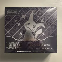 Pokemon TCG Paldean Fates Pokemon Center Elite Trainer Box ETB New Sealed - Image 2