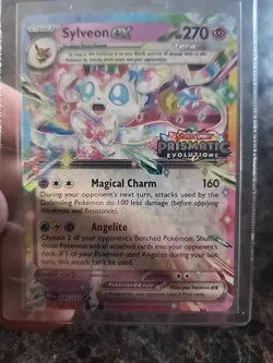 Lot of 8 EX Pokemone Prismatic Evolutions Umbreon Eevee Sylveon Vaporeon - Image 5