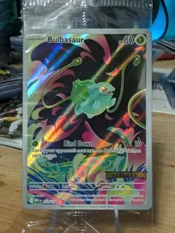 Pokemon TCG Bulbasaur 133/132 Illustration Rare Mega Evolutions Stamped Promo NM - Image 1