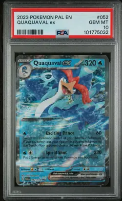 Pokemon TCG - Quaquaval ex - 052/193 - SV02: Paldea Evolved - PSA 10 - Image 1