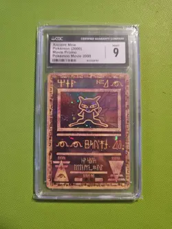 ANCIENT MEW HOLO POKEMON MOVIE 2000 GAME PROMO CGC 9 - Image 1