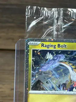 SEALED Pokemon Raging Bolt 111/142 Stellar Crown Best Buy Cosmos Holo Promo NM - Image 3