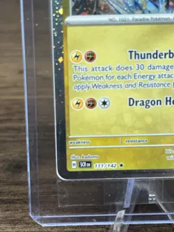 SEALED Pokemon Raging Bolt 111/142 Stellar Crown Best Buy Cosmos Holo Promo NM - Image 4