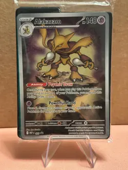 Alakazam MEP 009 Promo Mega Evolutions NM-MT In Hand Pokemon TCG - Image 1