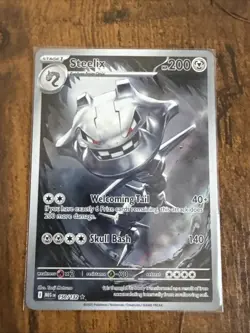 Steelix 150/132 Illustration Rare Pokemon Mega Evolution NM - Image 1