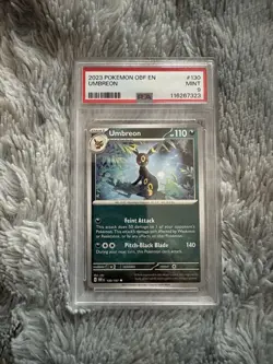Pokemon TCG Umbreon Obsidian Flames Scarlet & Violet 130/197 PSA 9 - Image 1